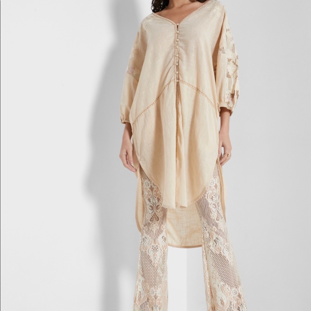 Free People Whole lotta Love balloon sleeves dress